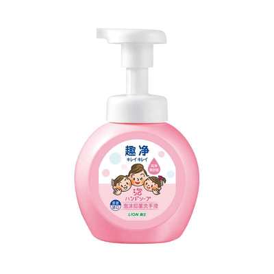 狮王原装进口趣净泡沫抑菌洗手液爽肤香儿童宝宝家庭250ml*1瓶