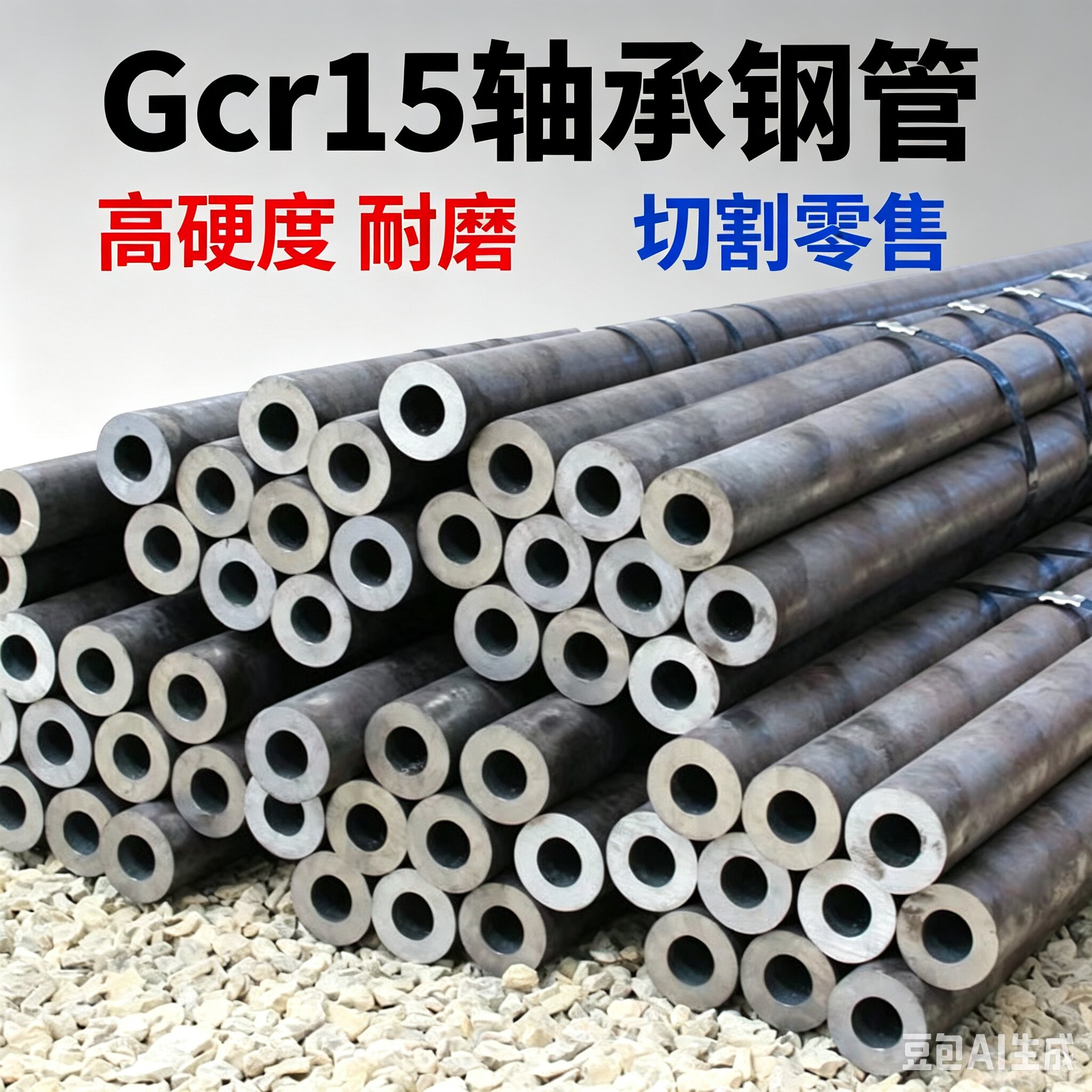 Gcr15轴承钢管无缝空心管 gcr15冷拉精密管定做 轴承圆棒切割零售图片