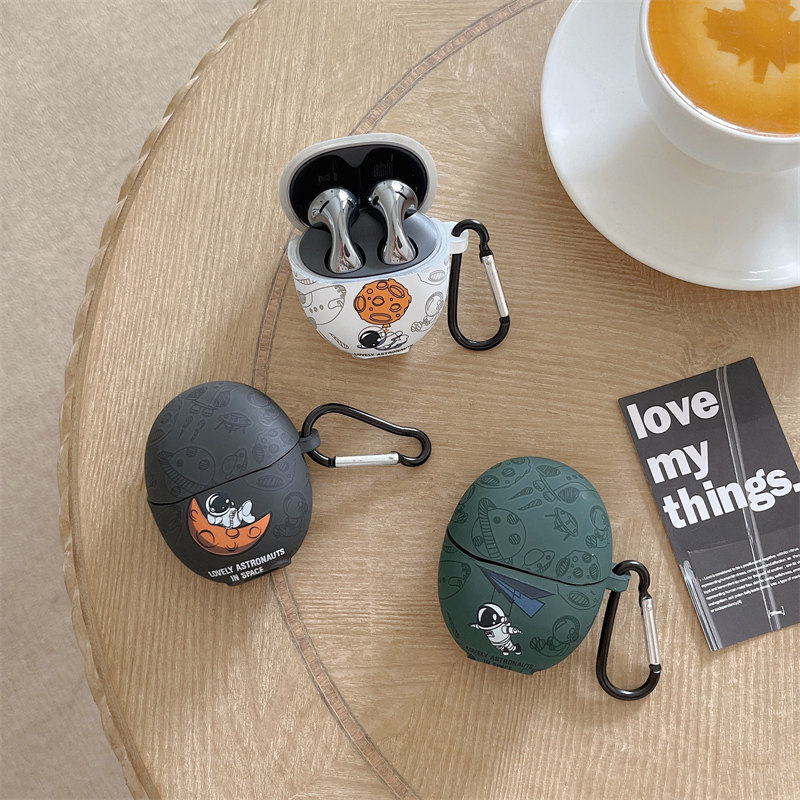 适用华为freebuds5耳机套新款陨石宇航员freebuds5i无线蓝牙耳机保护壳磨砂男FreeBuds5女款5i盒硅胶全包防摔