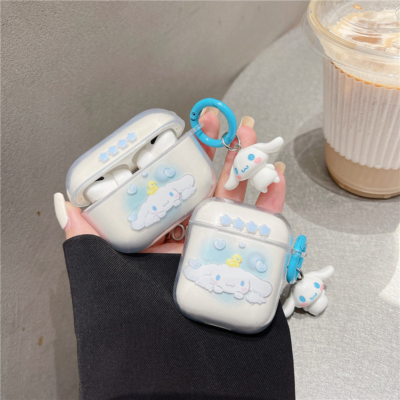 适用airpodspro保护壳airpods3透明硅胶卡通玉桂狗苹果耳机套三代airpods2代软壳1代无线蓝牙耳机盒女款ins风怎么看?