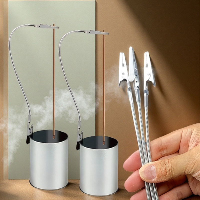 简约双头桌面便签夹立式卡片夹可爱照片夹标签夹立式鳄鱼夹小拉车