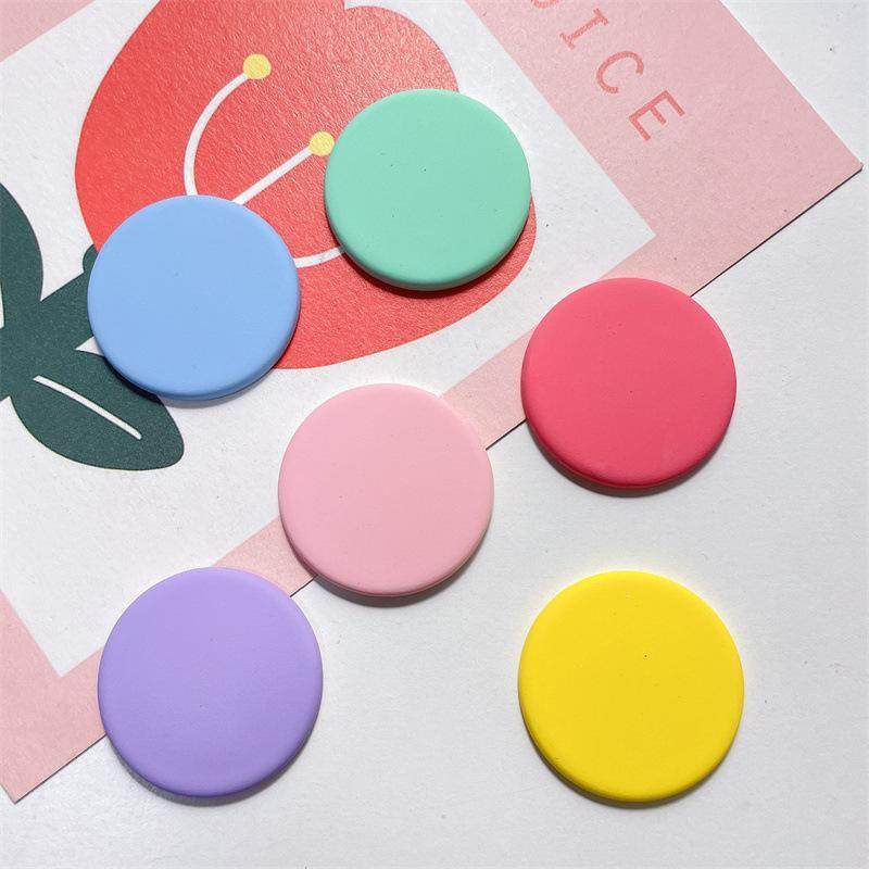 diy奶油胶糖果混色圆片片决策币材料包 发夹贴片手作自制树脂配件