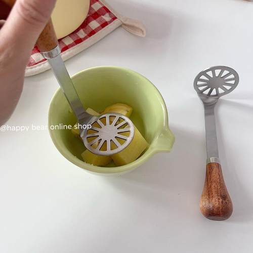 乐熊 ins超实用手柄捣泥器加厚不锈钢压泥器土豆泥紫薯泥压泥器具