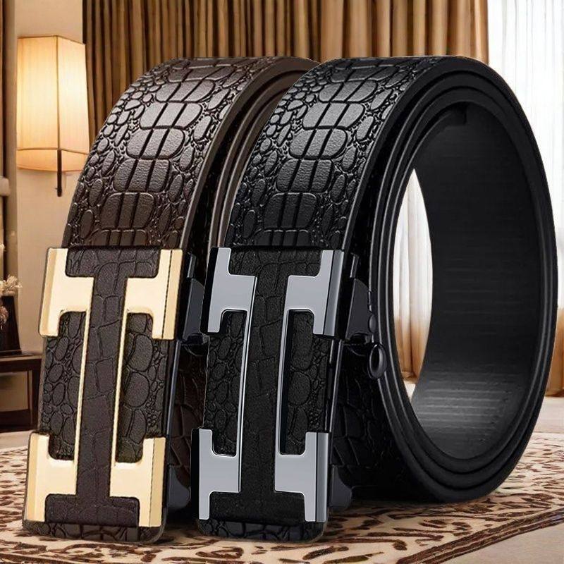 鳄鱼纹腰带鳄鱼纹男士腰带自动扣皮带百搭商务休闲裤腰带皮带男款,服饰配件/皮带/帽子/围巾,腰带/皮带/腰链,淘宝优惠券,粉丝福利购,淘宝优惠卷
