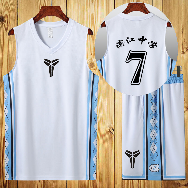 科比篮球服套装男定制亲子组队比赛蓝球衣少年训练营印号运动背心