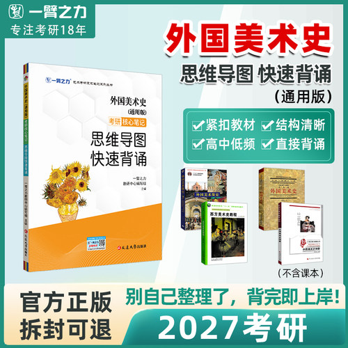 外国美术史思维导图快速背诵