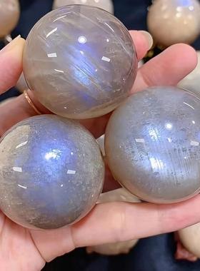 2026天然月光石水晶球原石打磨七星阵风水球家居桌面水晶工艺品摆