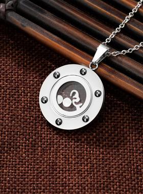 2026不锈钢吊坠 六字大明咒吊坠 钛钢吊坠 项链挂件精美平安平安