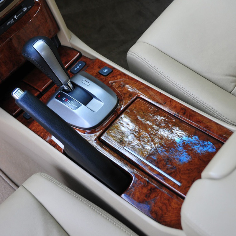 适用08-13八代雅阁 中央通道桃木面板中控台换挡饰板杯托盖板原装