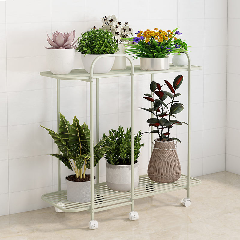 2025新款铁艺花架子轻奢创意室内阳台客厅落地移动带轮子多肉花架,住宅家具,花架/花几,淘宝优惠券,粉丝福利购,淘宝优惠卷