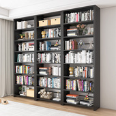 铁艺书架客厅简易落地隔断飘窗收纳置物架图书馆书柜儿童办公书架