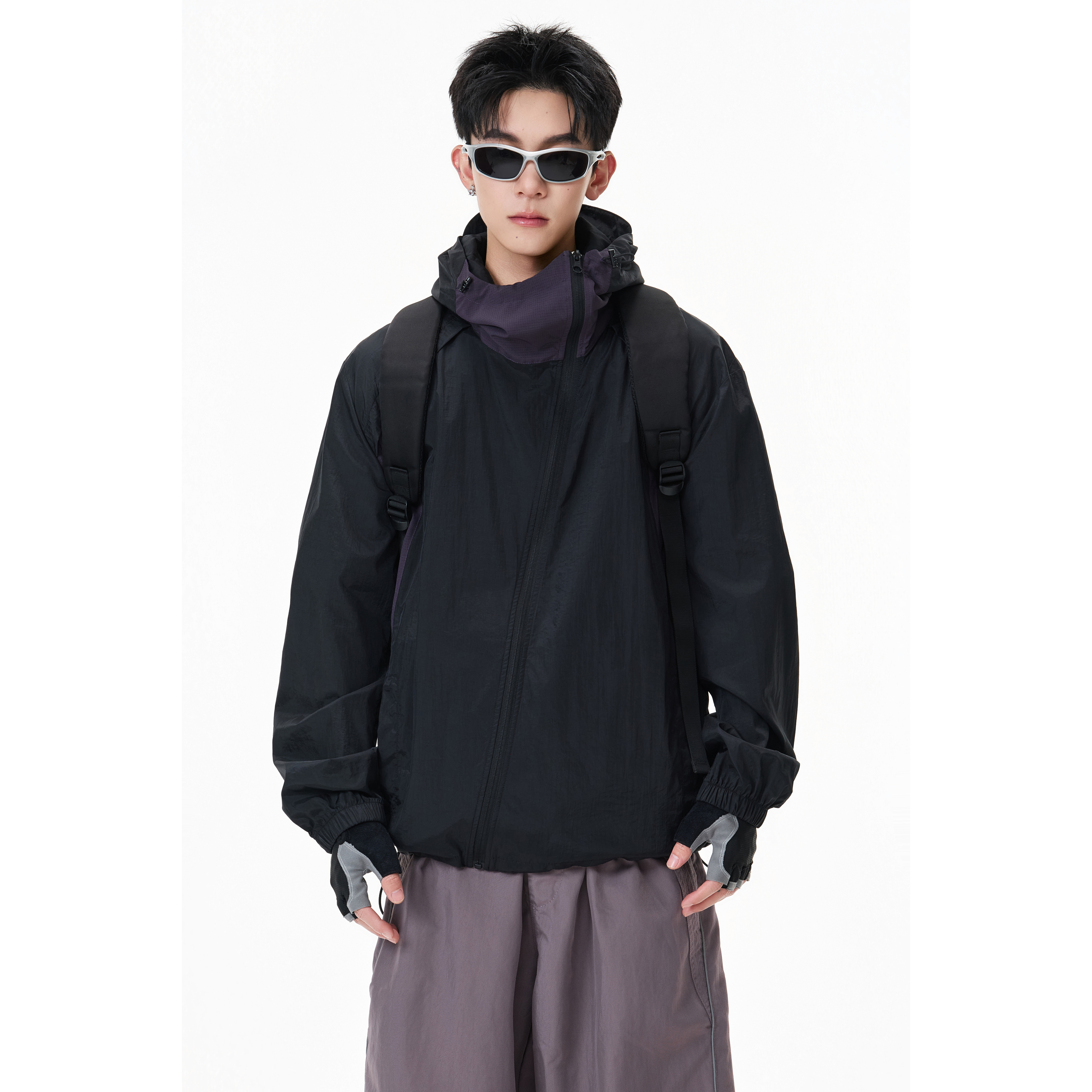 2026年春夏季新款轻薄透气防紫外线连帽防晒衣男女户外通用