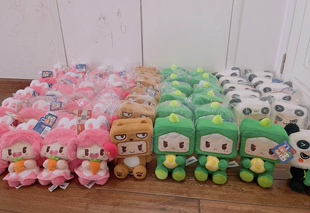 迷你世界联名大玩家正版玩偶熊孩子公仔迷斯拉兔美美毛绒玩具胖哒