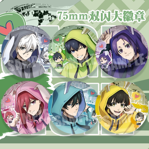 蓝色监狱蓝锁蜂乐回兔耳双闪徽章