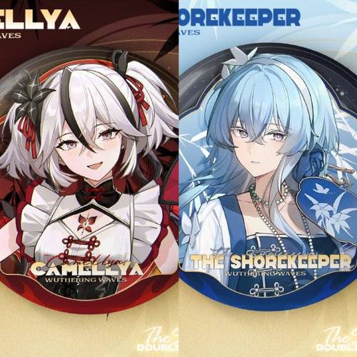 鸣潮古风大徽章游戏周边守岸人椿周边75mm双闪大徽章谷子挂饰