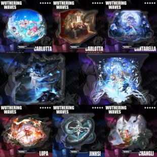 鸣潮游戏周边坎特雷拉赞妮夏空忌炎珂莱塔16cm场景立绘立牌成人