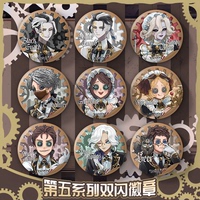 黑無(wú)常游戲75mm第五人格大徽章