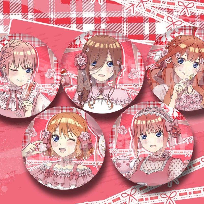 五等分的花嫁樱花下午茶双闪徽章