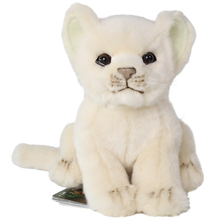 HANSA仿真可爱小狮子玩偶小白狮宝宝儿童生日礼物送闺蜜女友礼品