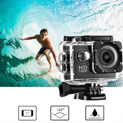 Action Camera Ultra HD 4K 30FDS WiFi 2.0 Underwater Waterpro