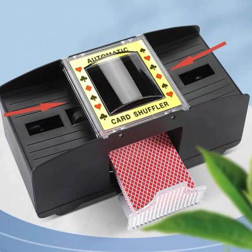 Automatic Card Shuffling Machine 1/2 Decks Electric Poker Ca