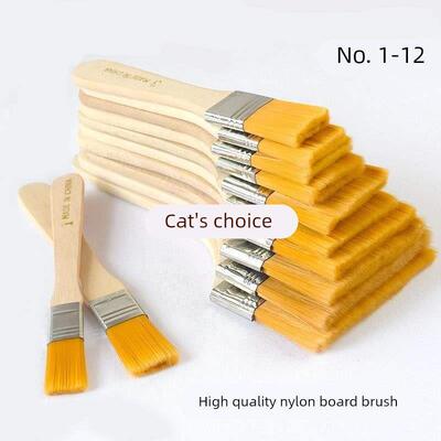 12pcs wooden oil painting brush acrylic brush paint brush