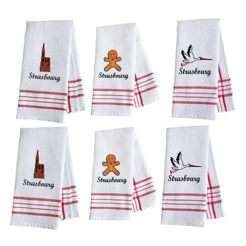 3 Pack Christmas Kitchen towel 耶诞厨房抹布擦手巾40*60cm