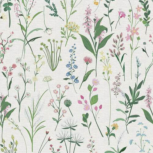 Floral Peel and Stick Wallpaper Vinyl Wallpaper Watercolor F