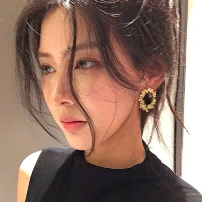 Christmas Bule Drop Earrings For Women Girls Crystal Jewelry