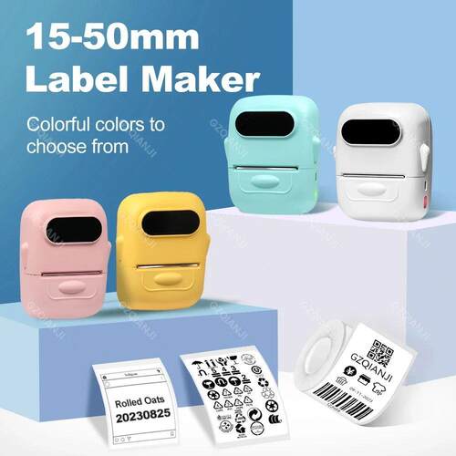 Marklife P50 Portable Thermal Label Printer Bluetooth Barcod