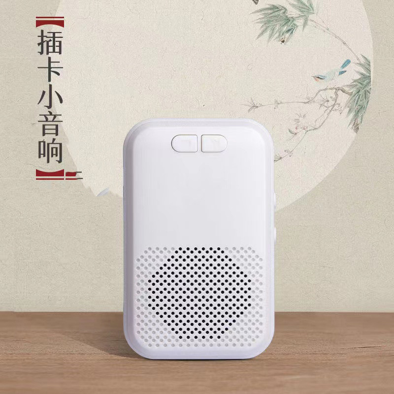 迷你小型播放机插卡充电播放器放歌机高清音质音箱家用老人耳机