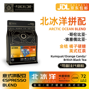 PUNCHLINE北冰洋意式 咖啡豆BLEND中度烘焙橘子汽水精品拼配豆250g