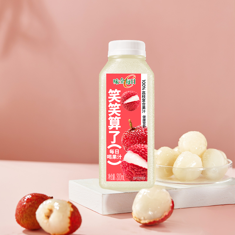 【夏限定】味全每日C荔枝汁果汁纯果蔬汁果汁饮料300ml新品营养
