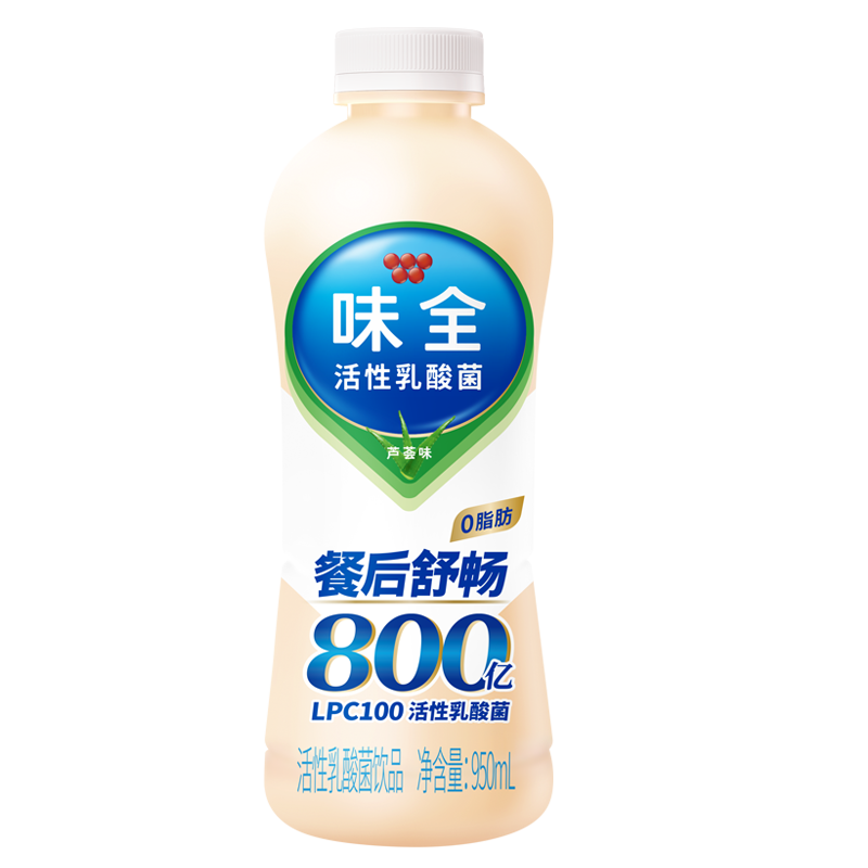 味全活性乳酸菌800原味草莓芦荟