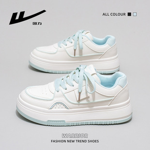 回力软底小白鞋子女款秋冬新款爆款百搭板鞋学生厚底加绒棉鞋女鞋