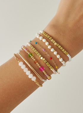 欧美跨境波西米亚不规则串珠米珠