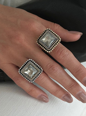 欧美跨境复古vintage方形亚克力