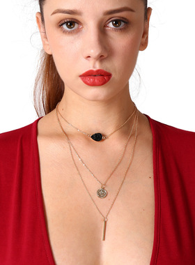 欧美跨境饰品复古民族风夸张项饰