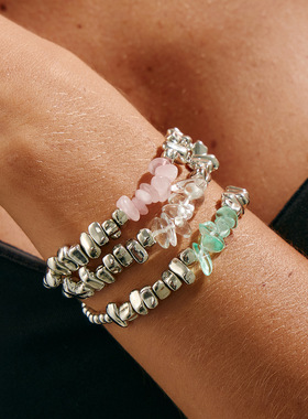 欧美跨境设计感异形CCB串珠手链