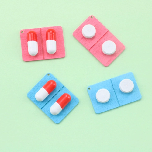 Аксессуар, аксессуары ручной работы, ручка, свежая деревянная капсула, серьги, брелок, подвеска, DIY, Южная Корея