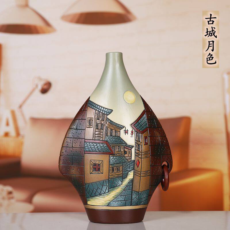 多丰创意酒柜装饰品摆件客厅丽江云南民族风特色工艺品家居电视柜
