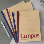 国誉campus无线装 订本牛皮纸封面胶装 本学生笔记本复古痛本记事本