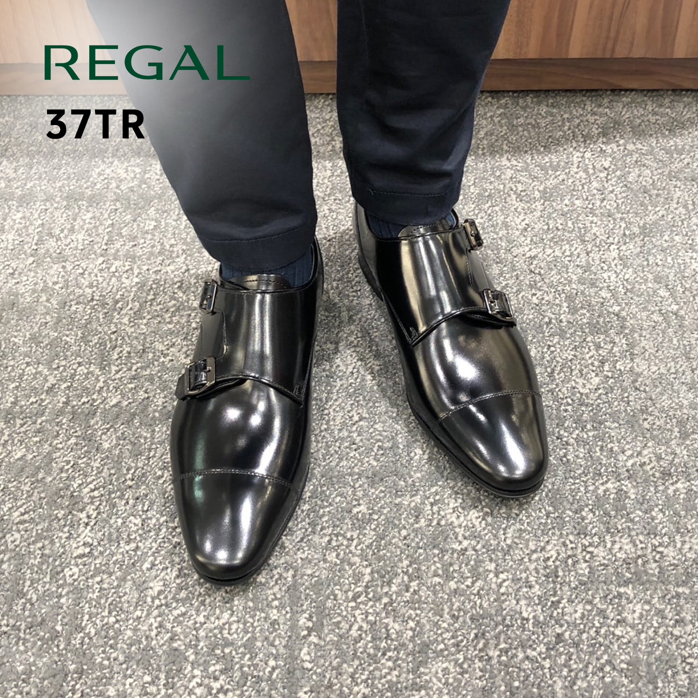 REGAL日本制正装皮鞋时尚英伦