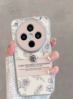 适用于oppofindx8手机壳find x8pro新款女pkb110玫瑰花oppox8s+全包防摔ultra高级感opopfindx8p时尚创意十加