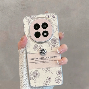 适用于oppoa5pro手机壳a5新款女pkp110玫瑰花pkq110全包防摔opa55g高级感oppa5por5g时尚创意opooa简约poopa