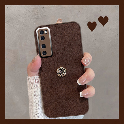 适用于华为nova7手机壳nove7pro新款jefan一20简约nowa75g复古n7por5g曲屏navo7p女novo创意note全包nava防摔