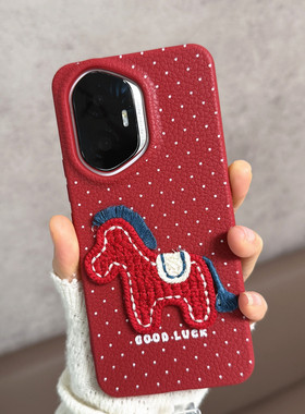 适用于华为荣耀300手机壳honor300pro新年款ultra马年amm一an00红色amp-anoo防摔p300por软壳女三百u薄款波点