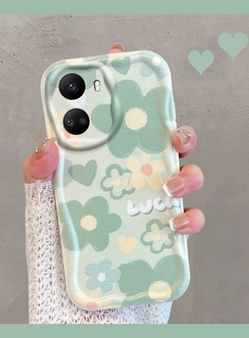 适用于华为nova10se手机壳小清新bne一al00绿色novase10es花朵nava新款note女novo全包nowa防摔navo软壳nave