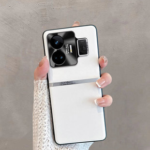 男oppogtneo纯色 gtnoe全包防摔realmegtneo5女时尚 适用于oppo真我gtneo5手机壳新款 rmx3708简约高级感realme