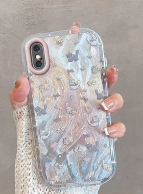 适用于苹果x手机壳xs新款女xsmax创意xr可爱iphonex卡通iphone8x ix猫咪ipx全包防摔iponex大叉10max rx xa